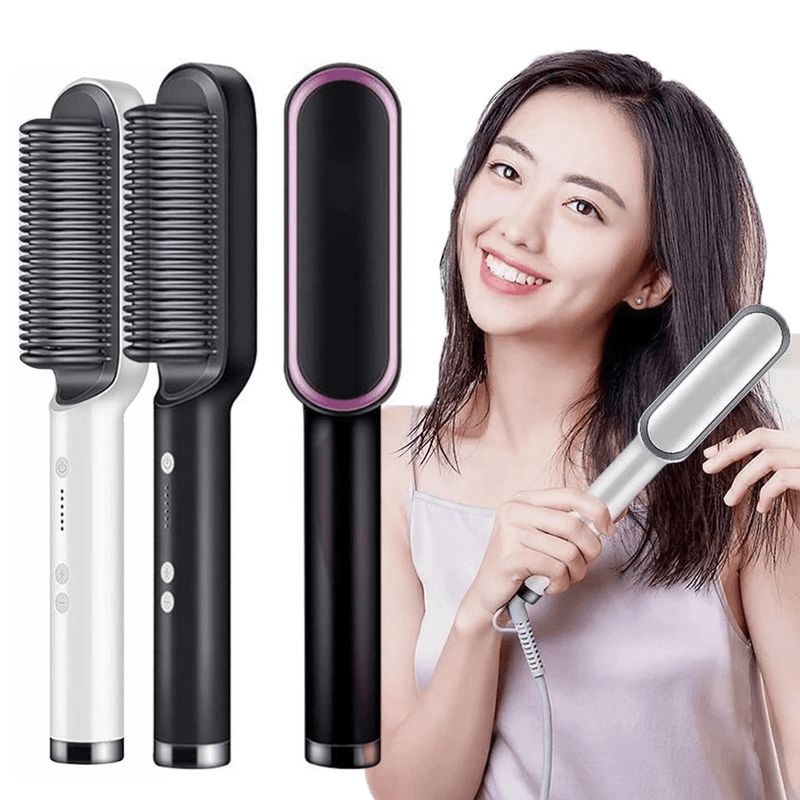 Hair Straightner Brush - smartishTrend