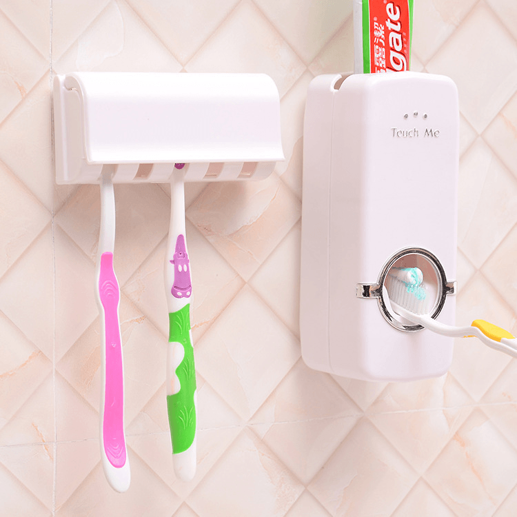 TOOTH PASTE DISPENSER & BRUSH HOLDER - smartishTrend