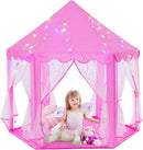 Princess Castle Play Tent with Star Light for Girls - smartishTrend