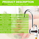 Smart Electric Instant Water Heating Tap with LED Temperature Display | Hot Water Faucet