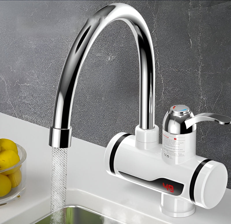 Smart Electric Instant Water Heating Tap with LED Temperature Display | Hot Water Faucet